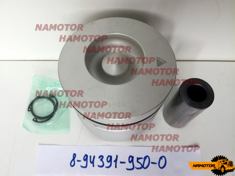 Поршни ISUZU 6HH1-T STD 8-94391-598-1.8-94391-950-0. 8943915981. 8-94391-606-1. 8943916061. 8-94390-798-1. 8943907981. 8-94391-950-0. 8943919500. 8943915980. 8-94391-598-0. Камера сгорания 58мм. ALFIN /GAL  IZUMI